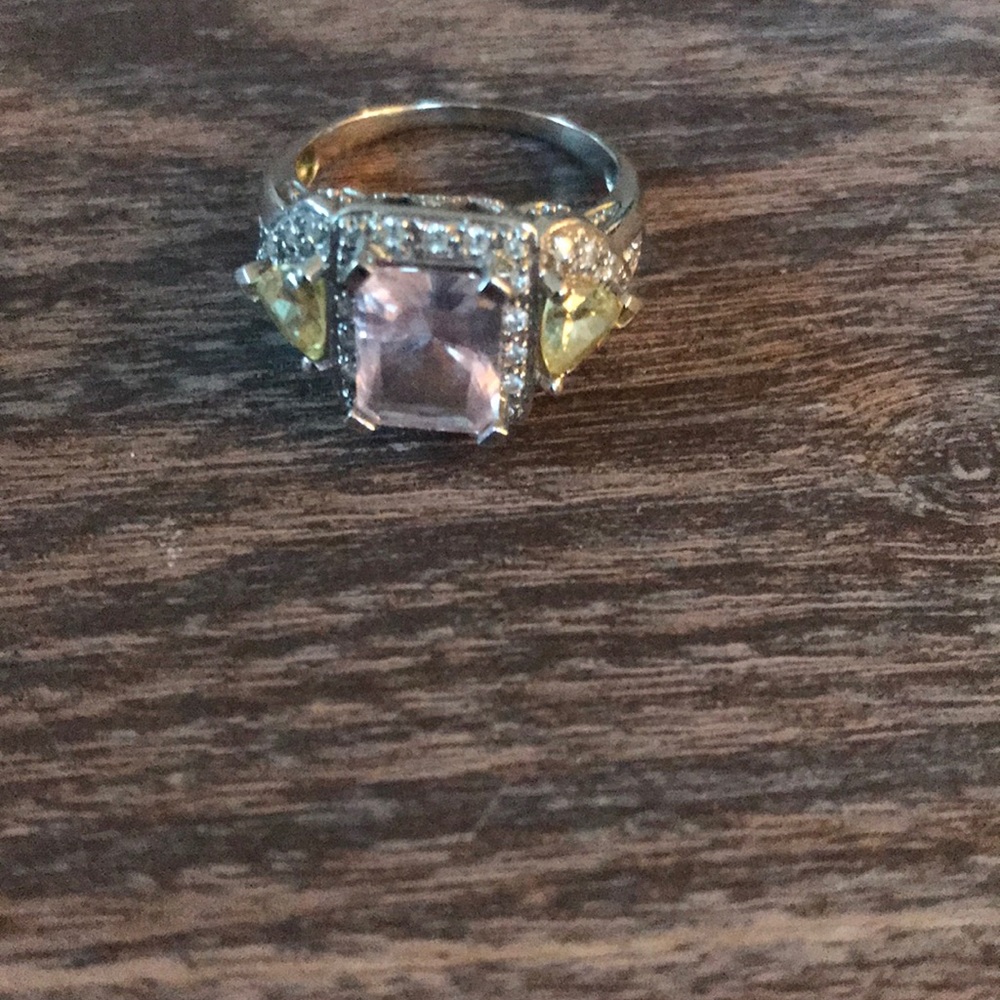 Sterling Silver Morganite Ring